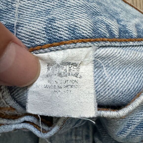 Vintage Levi's 501 Denim Jeans Medium Wash Size 36 X 29 Made USA? 1989 80s *Read - Picture 3 of 10